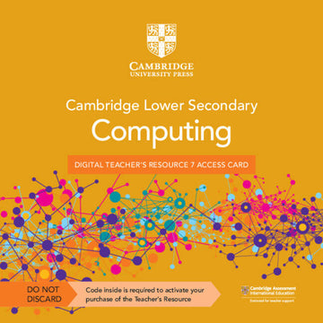 9781009297103, NEW Cambridge Lower Secondary Computing Digital Teacher's Resource 7 Access Card