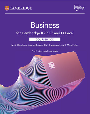 Cambridge IGCSE and O Level Business Coursebook with Digital Access (2 Years)