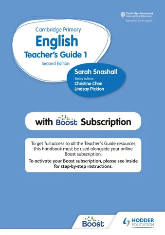 9781398300538, Cambridge Primary English Teacher's Guide Stage 1 with Boost Subscription Second Edition