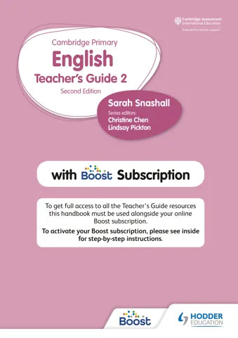 9781398300545, Cambridge Primary English Teacher's Guide Stage 2 with Boost Subscription Second Edition