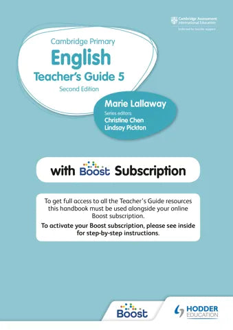 9781398300576, Cambridge Primary English Teacher's Guide Stage 5 with Boost Subscription Second Edition