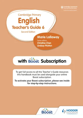 9781398300583, Cambridge Primary English Teacher's Guide Stage 6 with Boost Subscription Second Edition