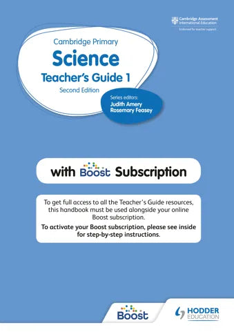 9781398300842, Cambridge Primary Science Teacher's Guide Stage 1 with Boost Subscription