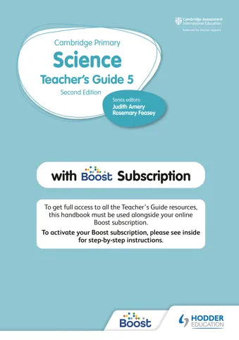 9781398300880, Cambridge Primary Science Teacher's Guide Stage 5 with Boost Subscription