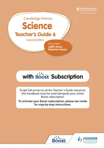 9781398300897, Cambridge Primary Science Teacher's Guide Stage 6 with Boost Subscription