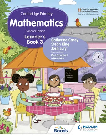 9781398300989, Cambridge Primary Mathematics Learner's Book 3 Second Edition