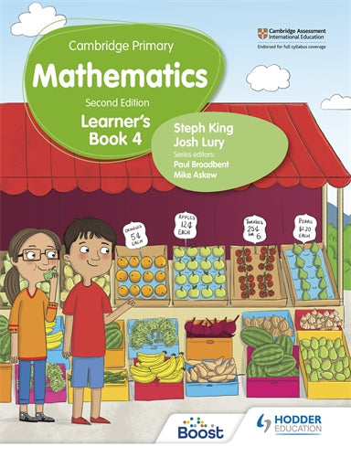 9781398301054, Cambridge Primary Mathematics Learner's Book Stage 4 Second Edition Boost eBook