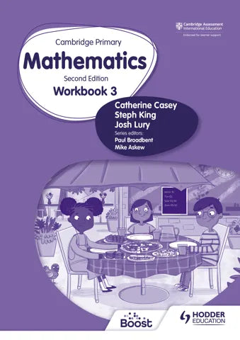 9781398301184, Cambridge Primary Mathematics Workbook 3 Second Edition