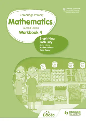 9781398301207, Cambridge Primary Mathematics Workbook 4 Second Edition