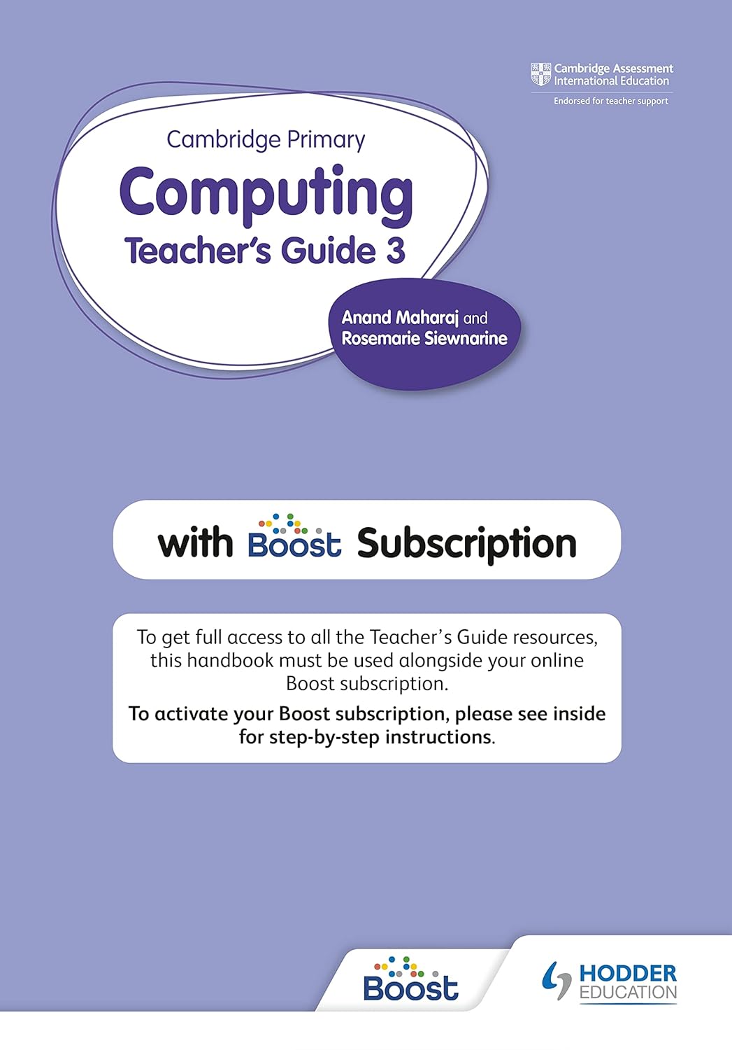 9781398368415, Cambridge Primary Computing Teacher's Guide Stage 3 with Boost Subscription