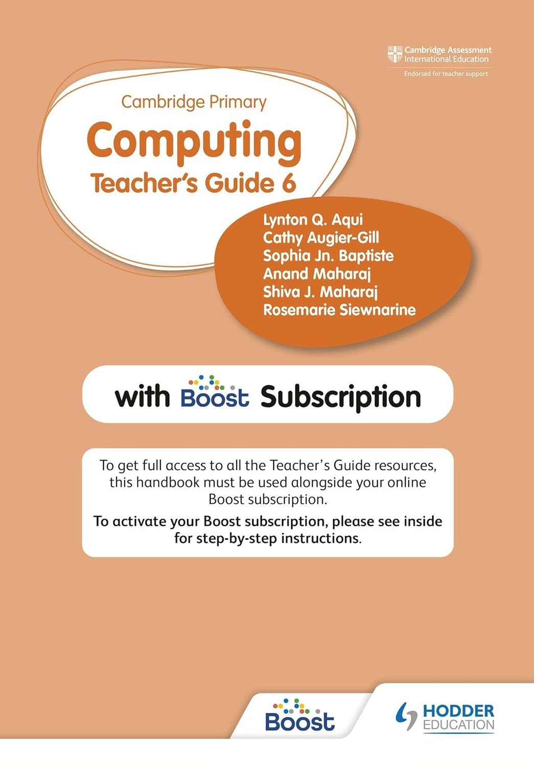 9781398368507, Cambridge Primary Computing Teacher's Guide Stage 6 with Boost Subscription