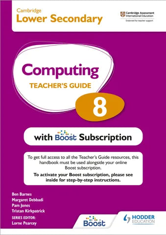 9781398369801, Cambridge Lower Secondary Computing 8 Teacher's Guide with Boost Subscription