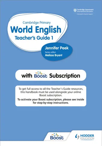 9781510468108, Cambridge Primary World English Teacher's Guide Stage 1 with Boost Subscription
