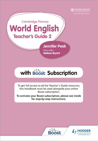 9781510468115, Cambridge Primary World English Teacher's Guide Stage 2 with Boost Subscription