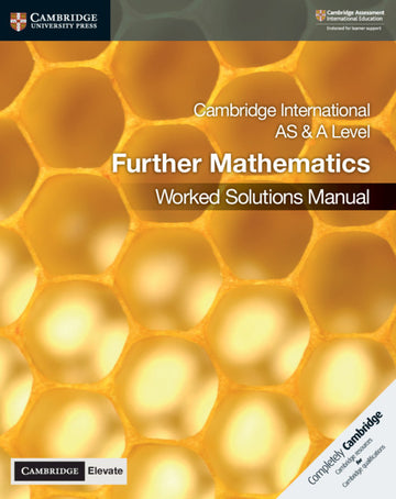 9781108770187, Cambridge International AS & A-Level Further Mathematics Worked solutions manuals with digital access