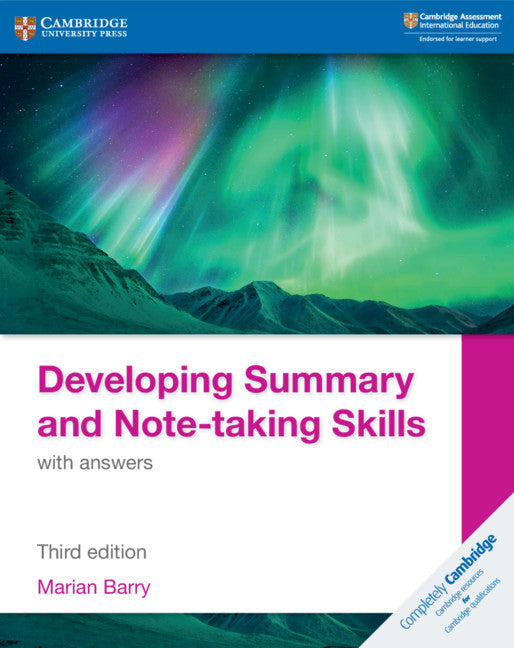 9781108811330, Developing Summary and Note-taking Skills with answers