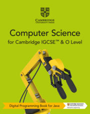 9781108824194, Cambridge IGCSE and O Level Computer Science Digital Programming Book for Java (2 years)