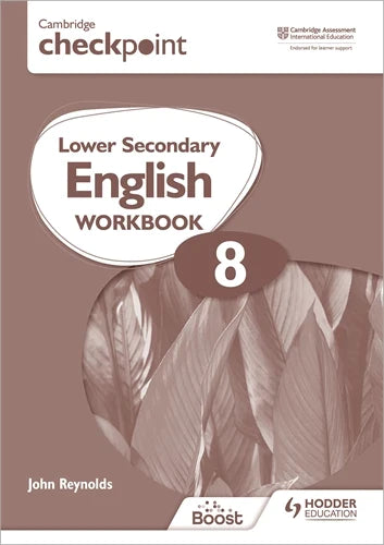 9781398301344, Cambridge Checkpoint Lower Secondary English Workbook 8