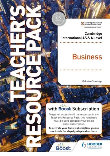 Cambridge International AS & A Level Business Teacher's Resource Pack
