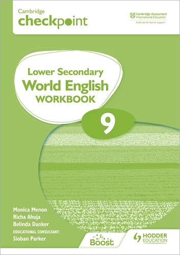 9781398311404, Cambridge Checkpoint Lower Secondary World English Workbook 9