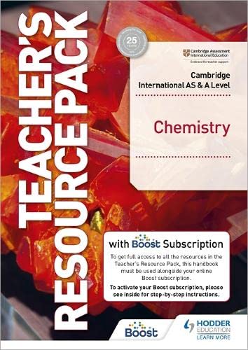 9781398316799, Cambridge International AS & A Level Chemistry Teacher's Resource Pack