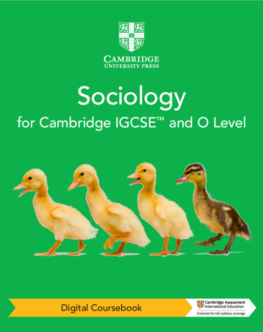 9781009282963, NEW Cambridge IGCSE and O Level Sociology Coursebook with Digital Access (2 years)