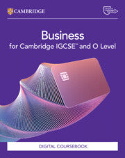 Cambridge IGCSE™ and O Level Business Coursebook with Digital Access (2 Years) (NYP Due April 2025)