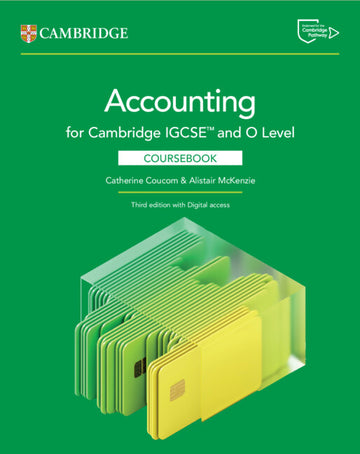 Cambridge IGCSE™ and O Level Accounting Coursebook with Digital Access (2 Years)(NYP Due June 2025)