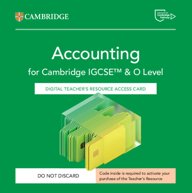 Cambridge IGCSE™ and O Level Accounting Digital Teacher's Resource (NYP Due February 2026)