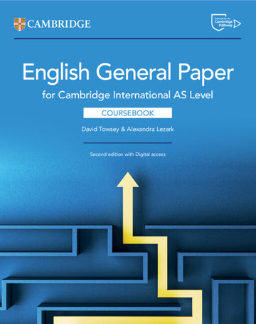 Cambridge International AS Level English General Paper Coursebook with digital access (2 years) (2nd edition) (NYP Due April 2026)