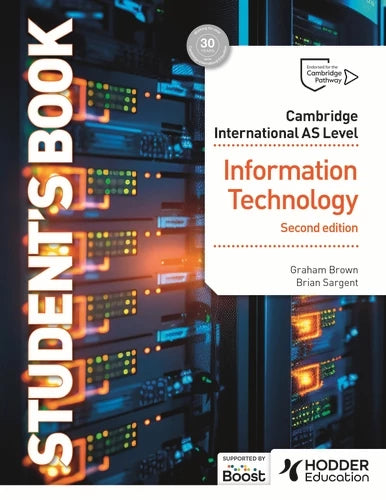9781036005603, Cambridge International AS Level Information Technology Student's Book Second Edition