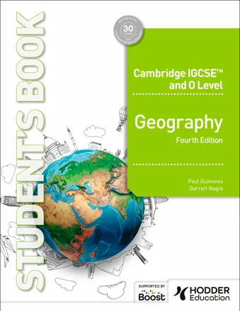 NEW Cambridge IGCSE and O Level Geography Student Book Fourth Edition (NYP Due April 2025)