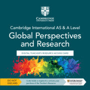 9781108821681, Cambridge International AS & A Level Global Perspectives and Research Digital Teacher’s Resource Access Card