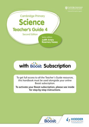 9781398300873, Cambridge Primary Science Teacher's Guide Stage 4 with Boost Subscription