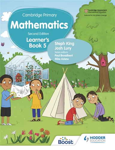 9781398301092, Cambridge Primary Mathematics Learner's Book Stage 5 Second Edition Boost eBook