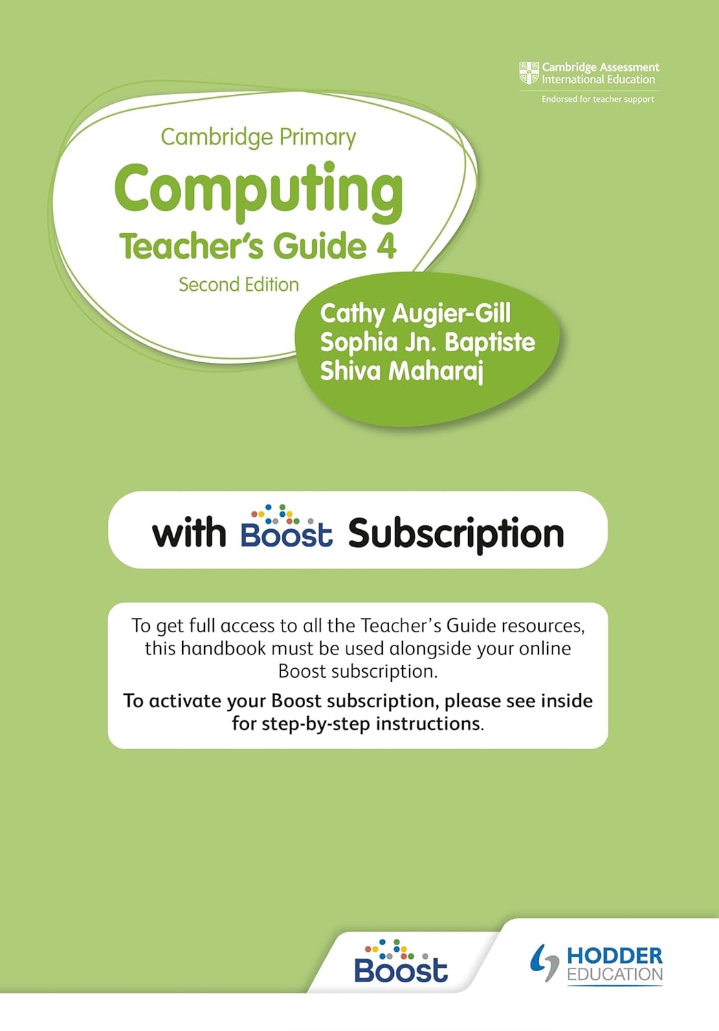 9781398368422, Cambridge Primary Computing Teacher's Guide Stage 4 with Boost Subscription