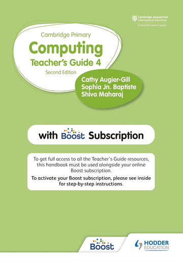 9781398368422, Cambridge Primary Computing Teacher's Guide Stage 4 with Boost Subscription