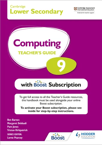 9781398369818, Cambridge Lower Secondary Computing 9 Teacher's Guide with Boost Subscription