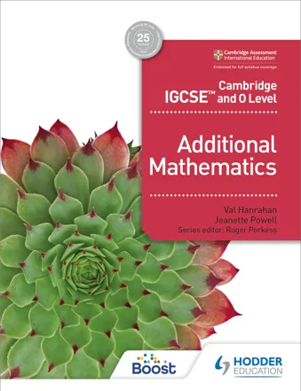 9781510421646, Cambridge IGCSE and O Level Additional Mathematics