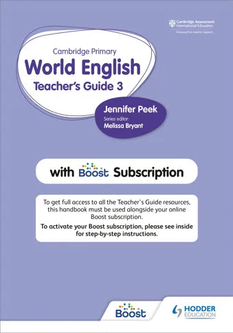 9781510468122, Cambridge Primary World English Teacher's Guide Stage 3 with Boost Subscription