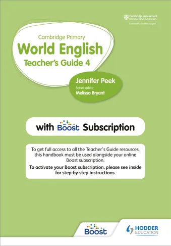 9781510468146, Cambridge Primary World English Teacher's Guide Stage 4 with Boost Subscription