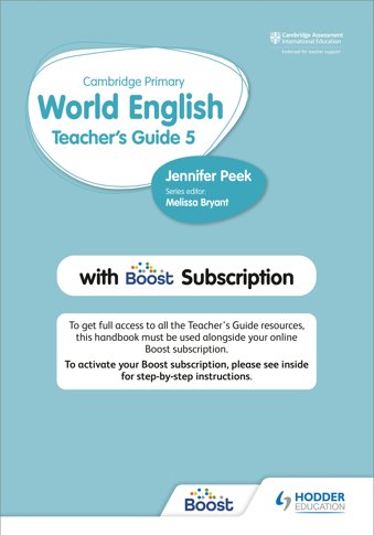9781510468153, Cambridge Primary World English Teacher's Guide Stage 5 with Boost Subscription
