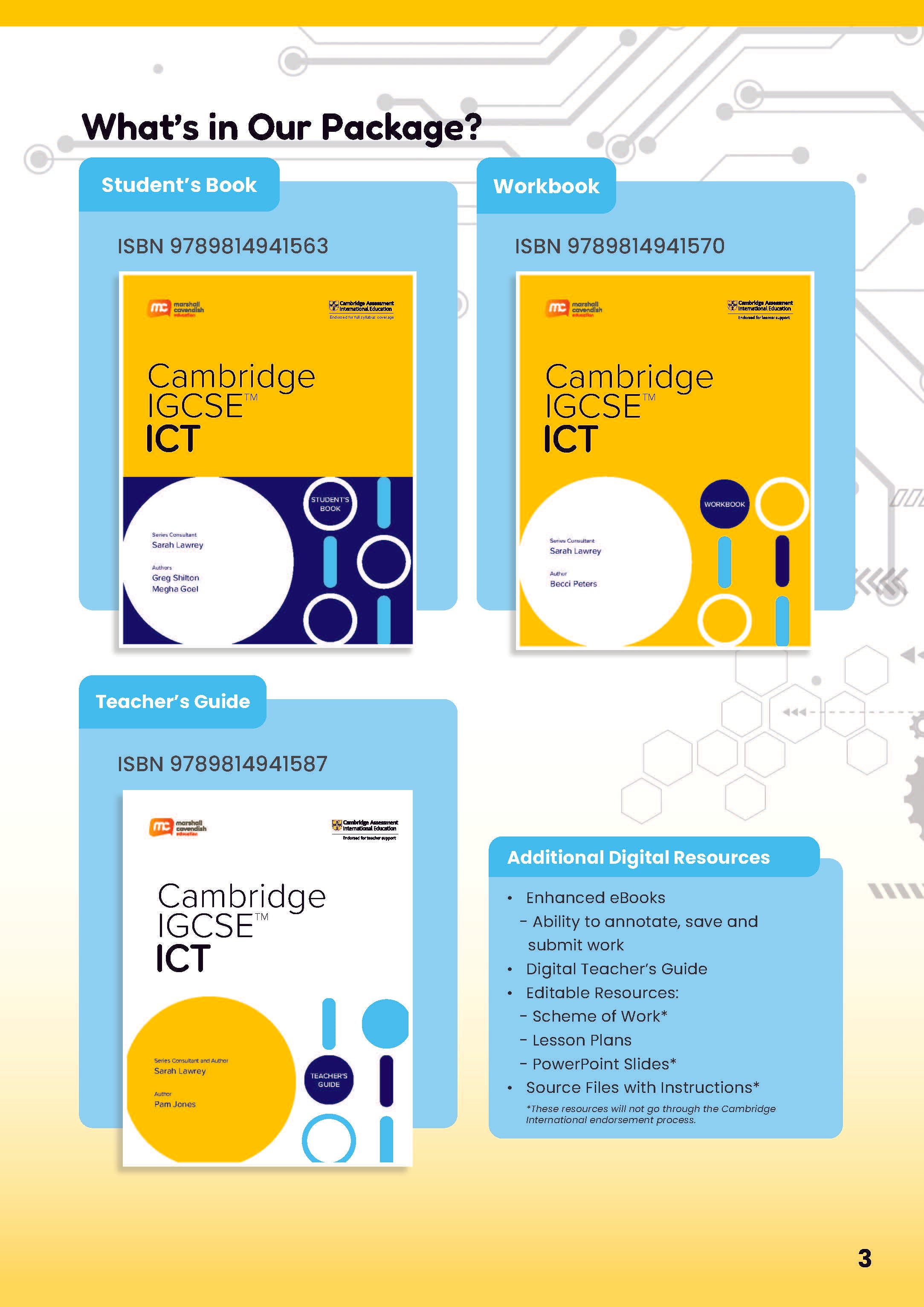 CAMBRIDGE IGCSE ICT TEACHER GUIDE EBOOK BUNDLE