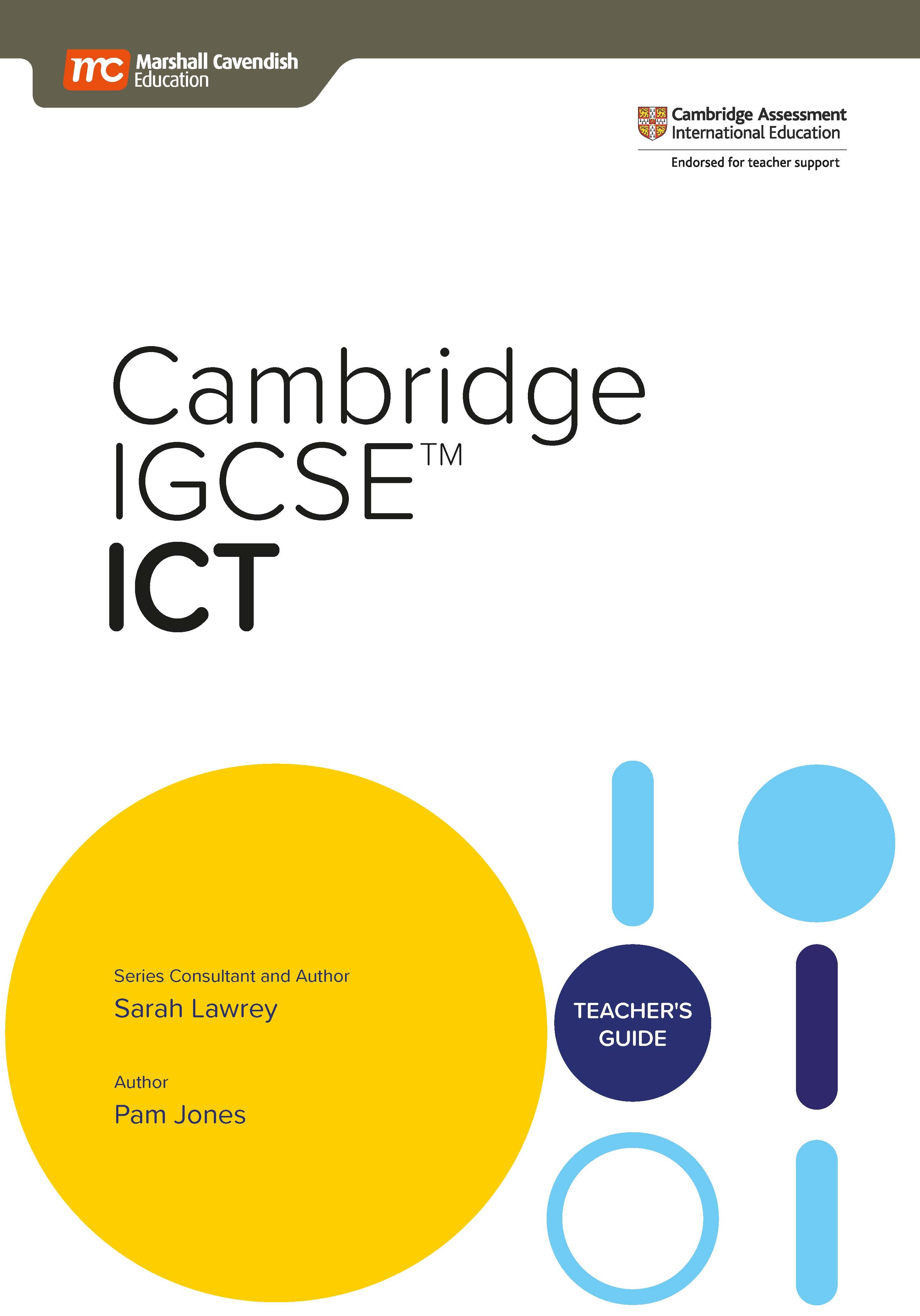 CAMBRIDGE IGCSE ICT TEACHER GUIDE EBOOK BUNDLE