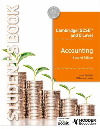 NEW Cambridge IGCSE and O Level Accounting Student Book Second Edition (NYP Due April 2025)