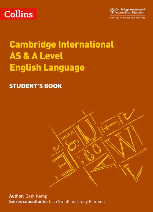 9780008287603, Cambridge International AS & A Level English Language Studentâ€™s Book