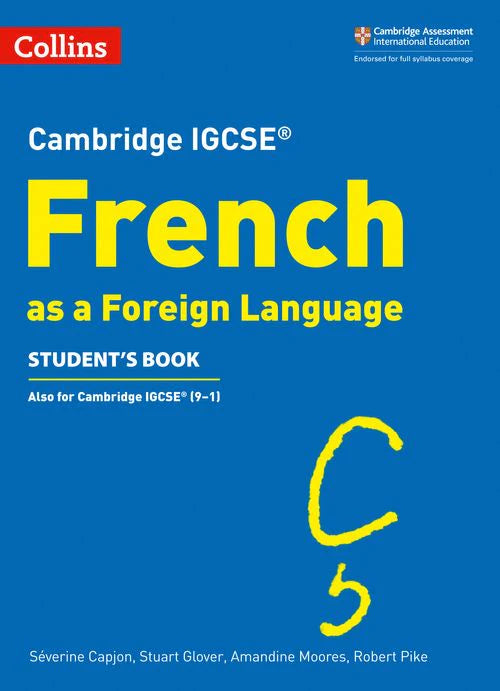 9780008300340, Cambridge IGCSE French Student’s Book