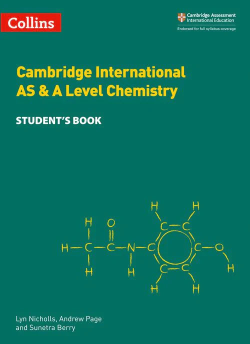 9780008322588, Cambridge International AS & A Level Chemistry Student's Book