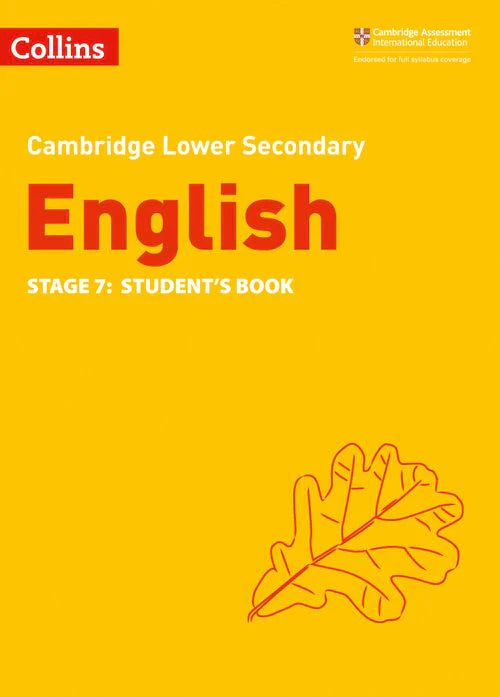 9780008340834, Cambridge Lower Secondary English Student's Books Studentâ€™s Book: Stage 7 2nd edition