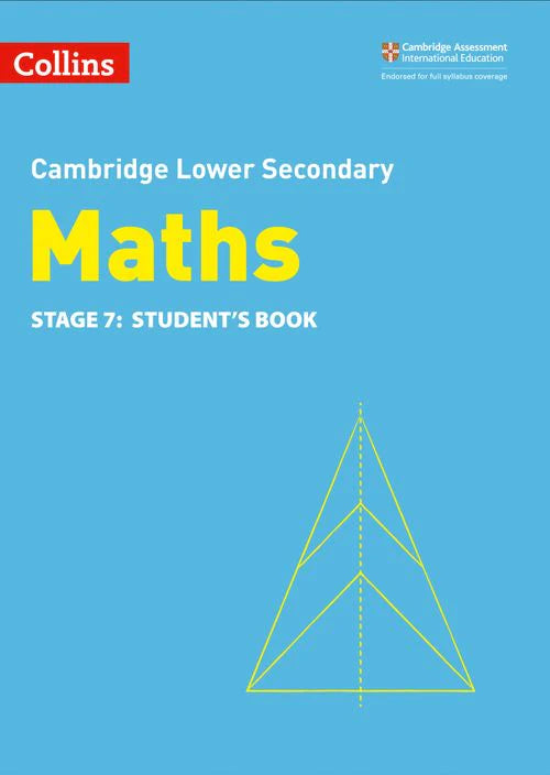 9780008340858, Cambridge Lower Secondary Maths Student's Books Studentâ€™s Book: Stage 7, 2nd edition